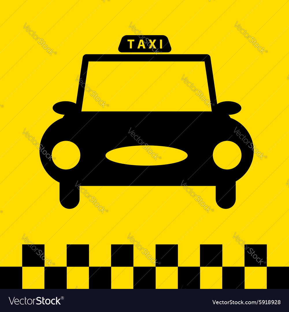 Taxi car icon Royalty Free Vector Image - VectorStock