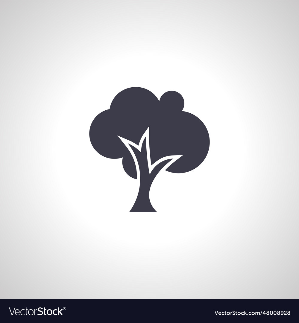 Tree icon isolated
