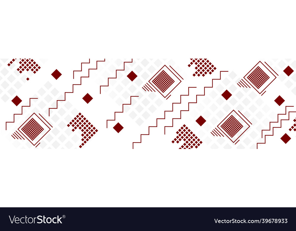 Abstract background with different geometric