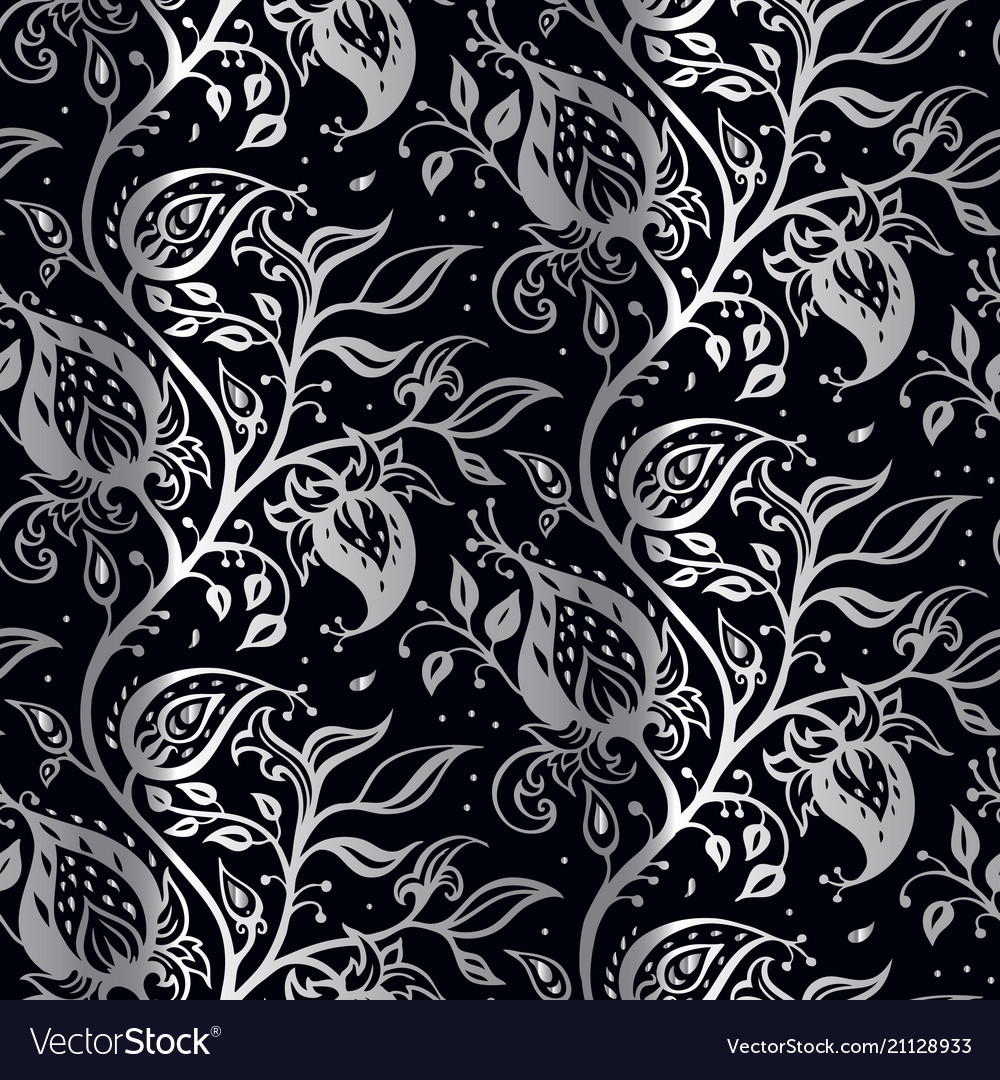 Elegant Paisley Floral Pattern