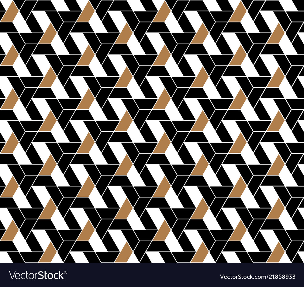 Hexagon seamless pattern repeating