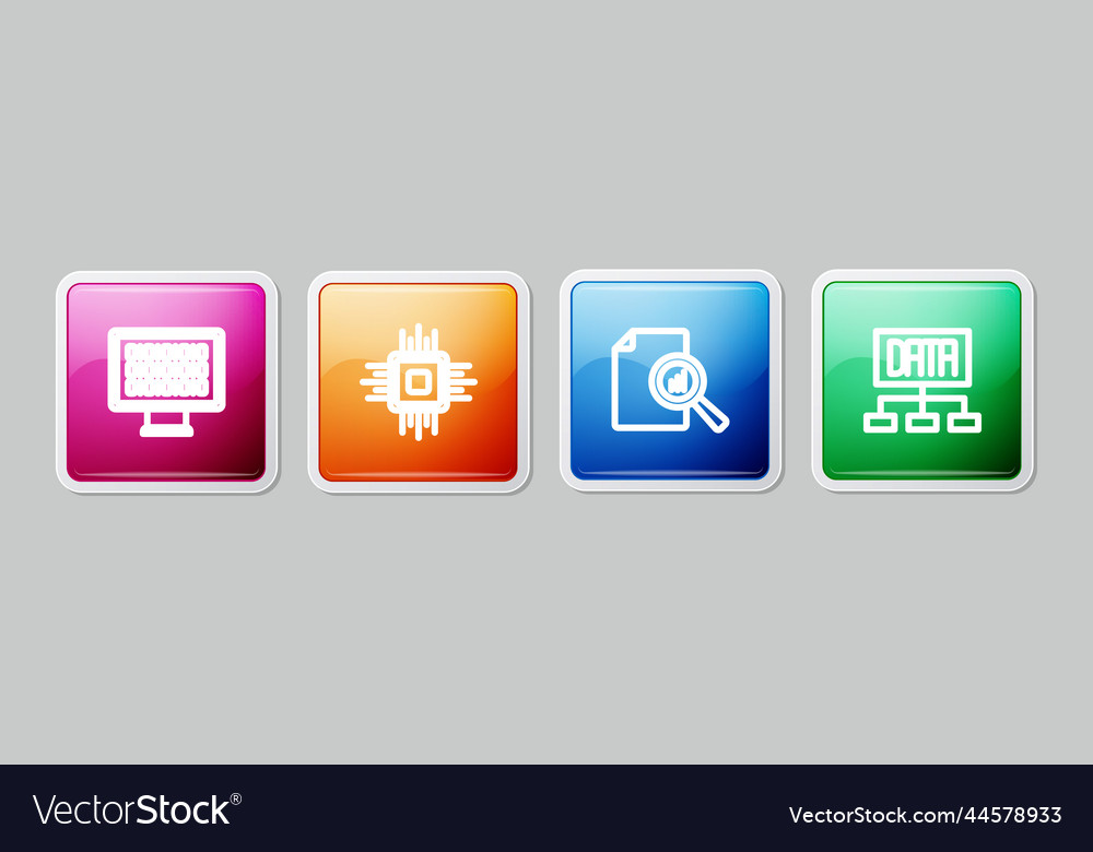 Zeile binärer Code Prozessor cpu-Dokument vector image Zeile binärer Code Prozessor cpu-Dokument