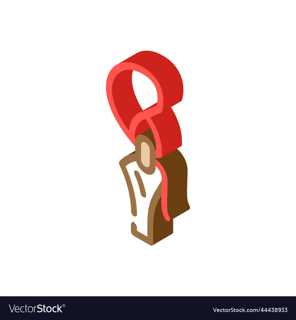 Strap wrench isometric icon Royalty Free Vector Image