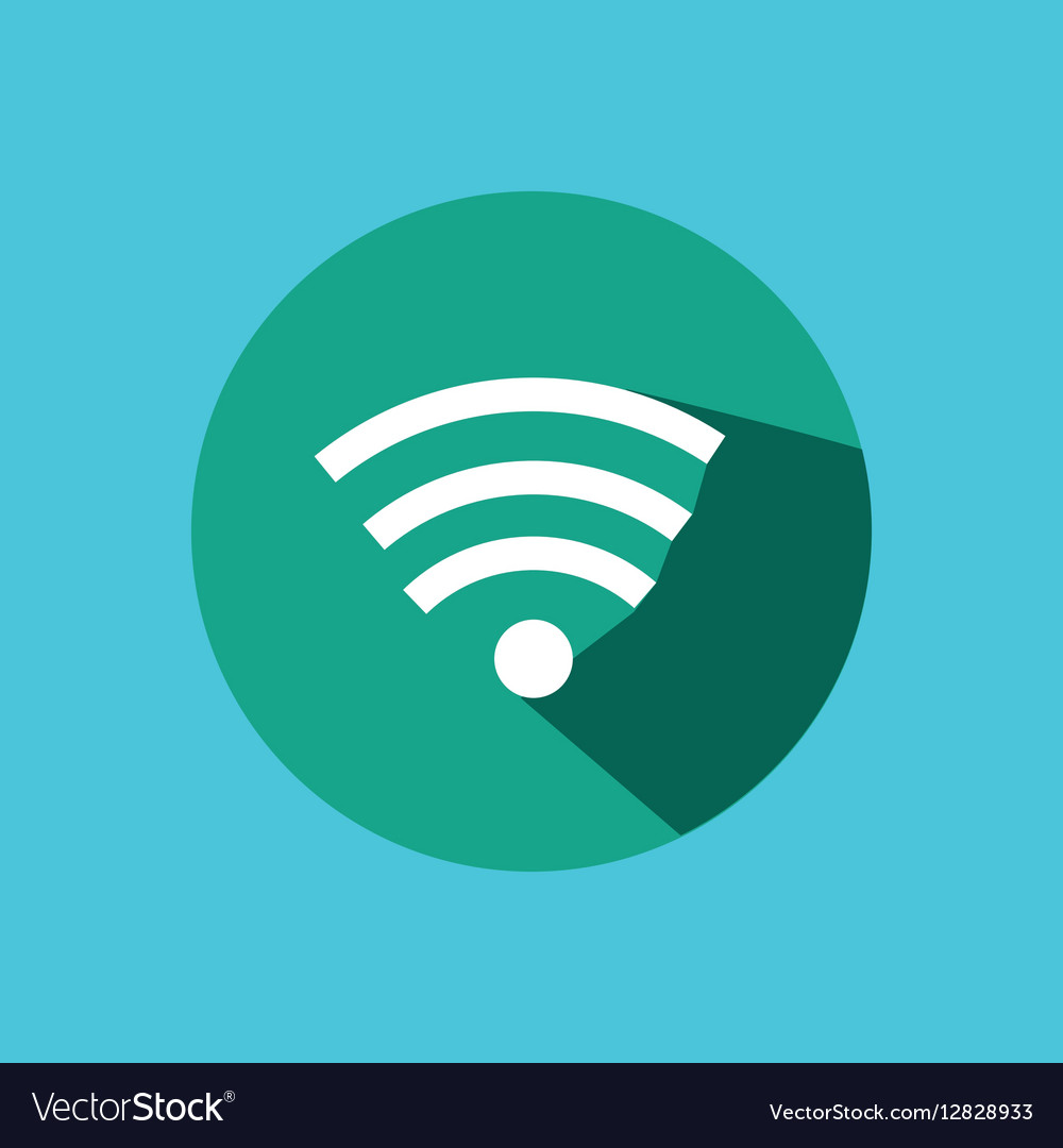 Wifi signal isolated icon