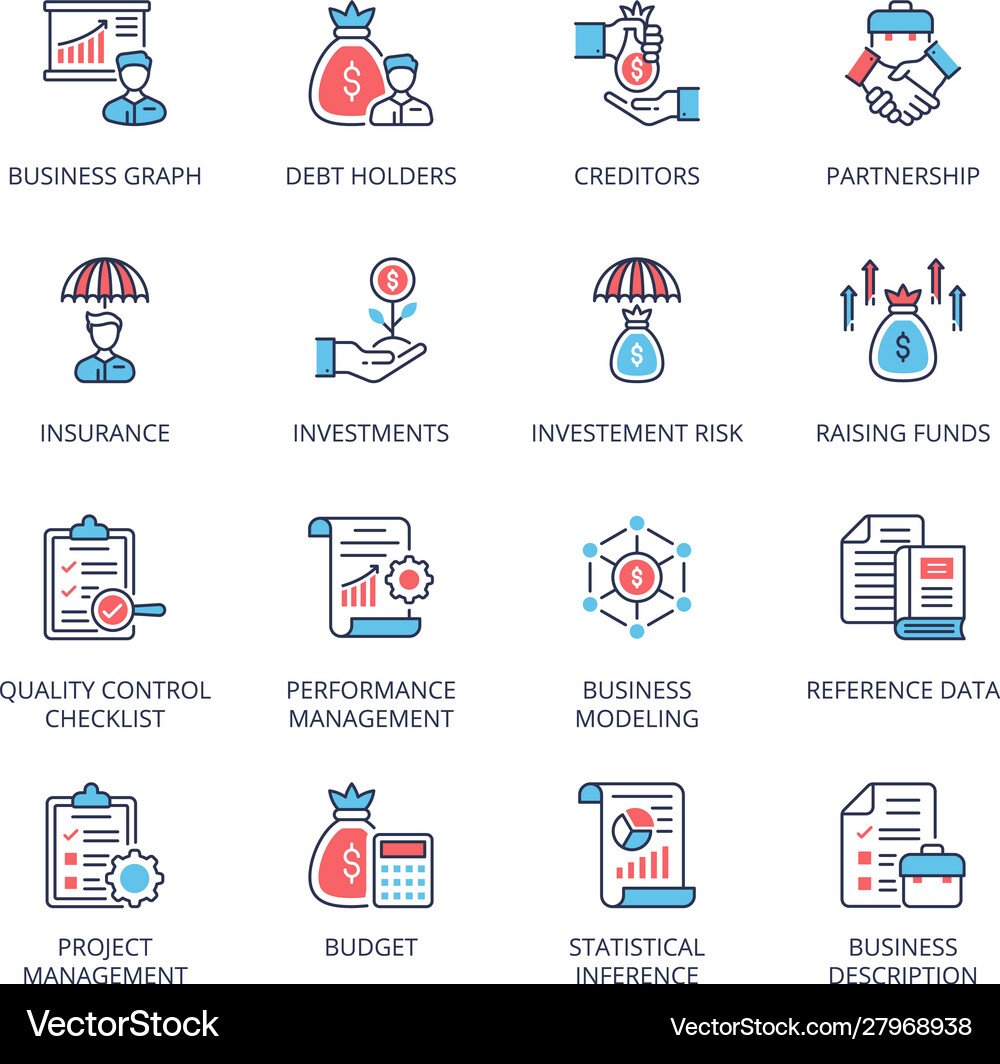 Business management process Royalty Free Vector Image