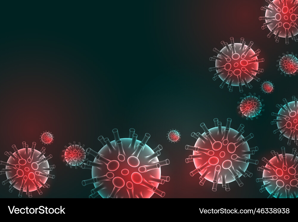 Coronavirus covid-19 virus infection spread Vector Image