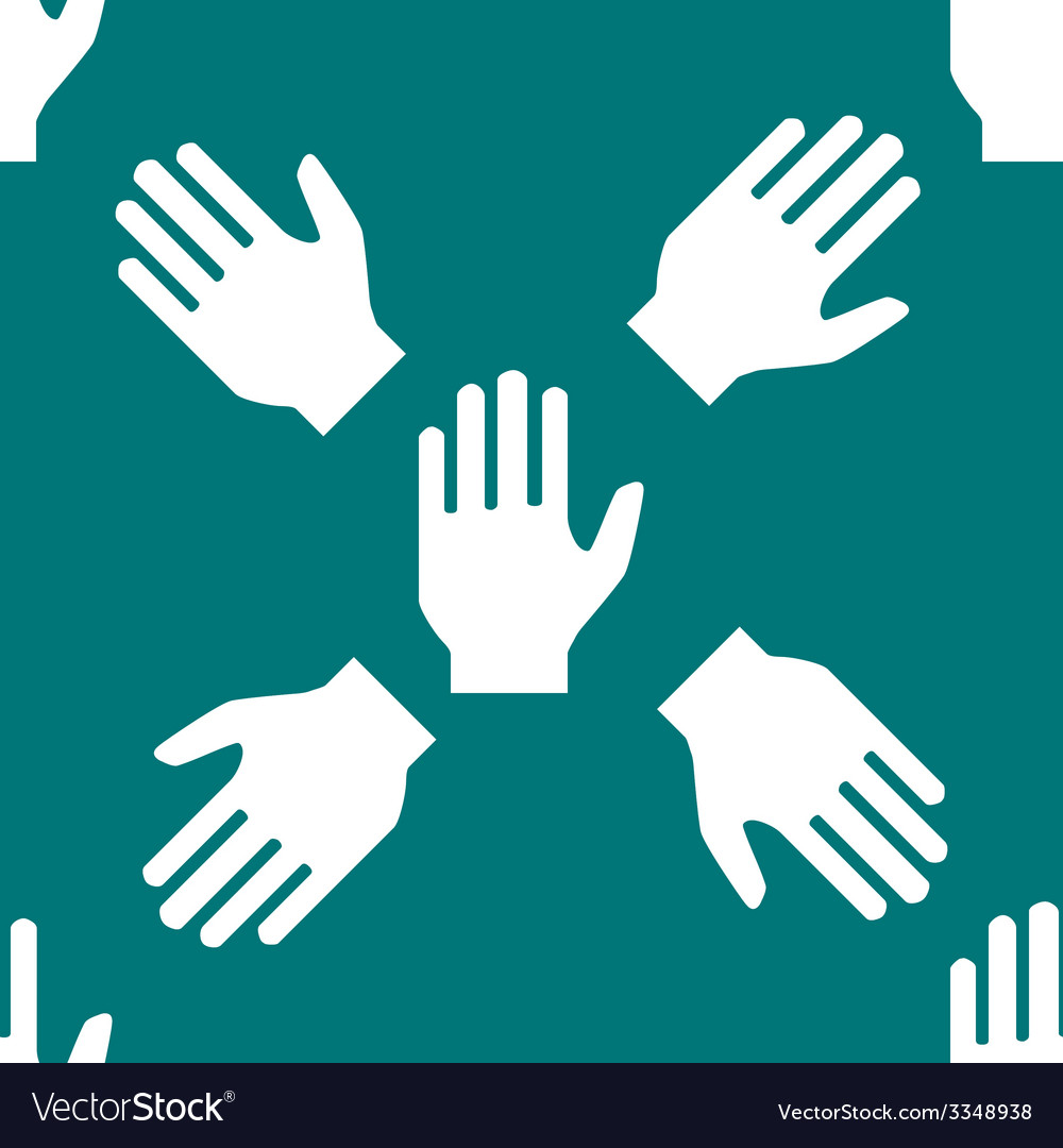 Hand web iconflat design seamless pattern