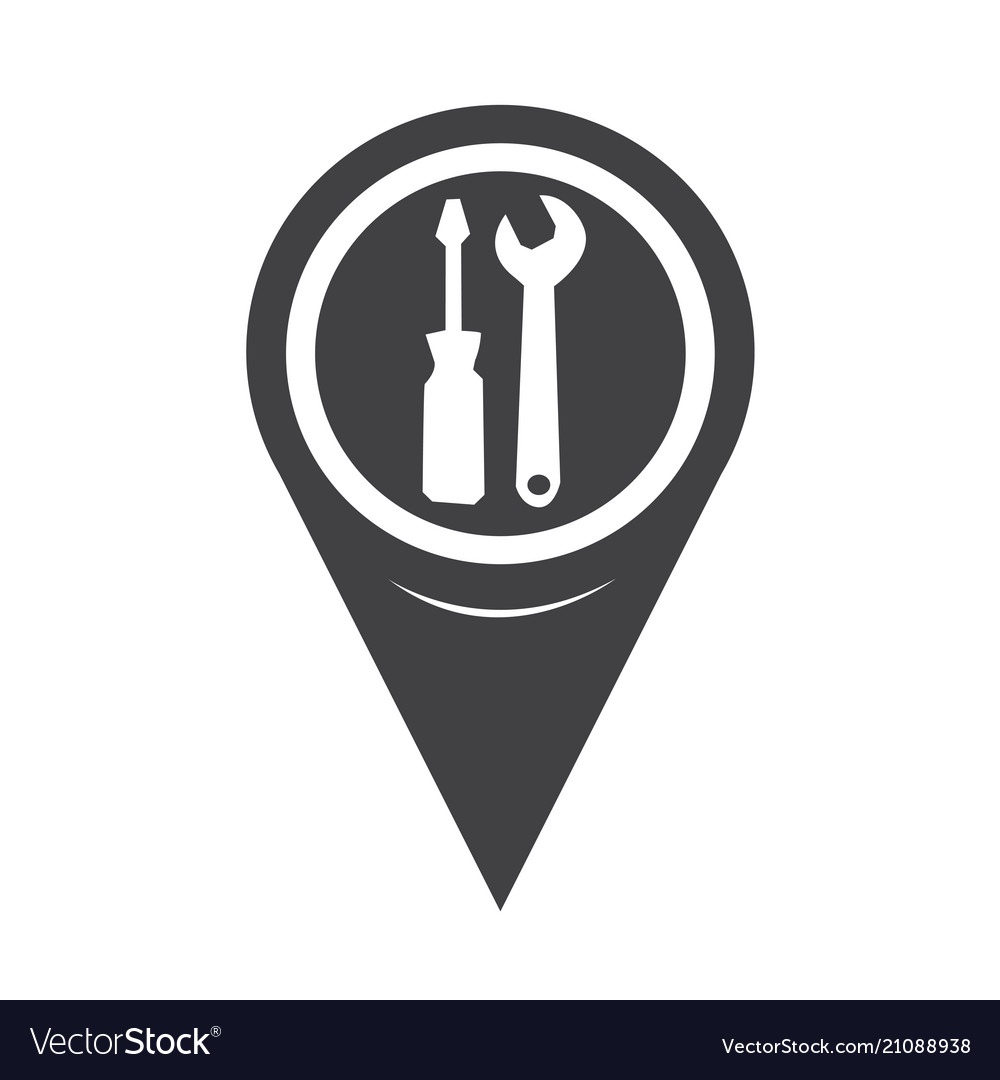 Map pointer tool icon