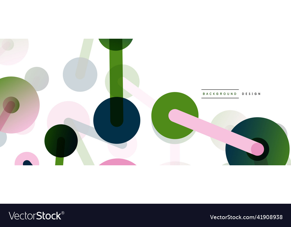 Network concept abstract background dots vector image Network concept abstract background dots