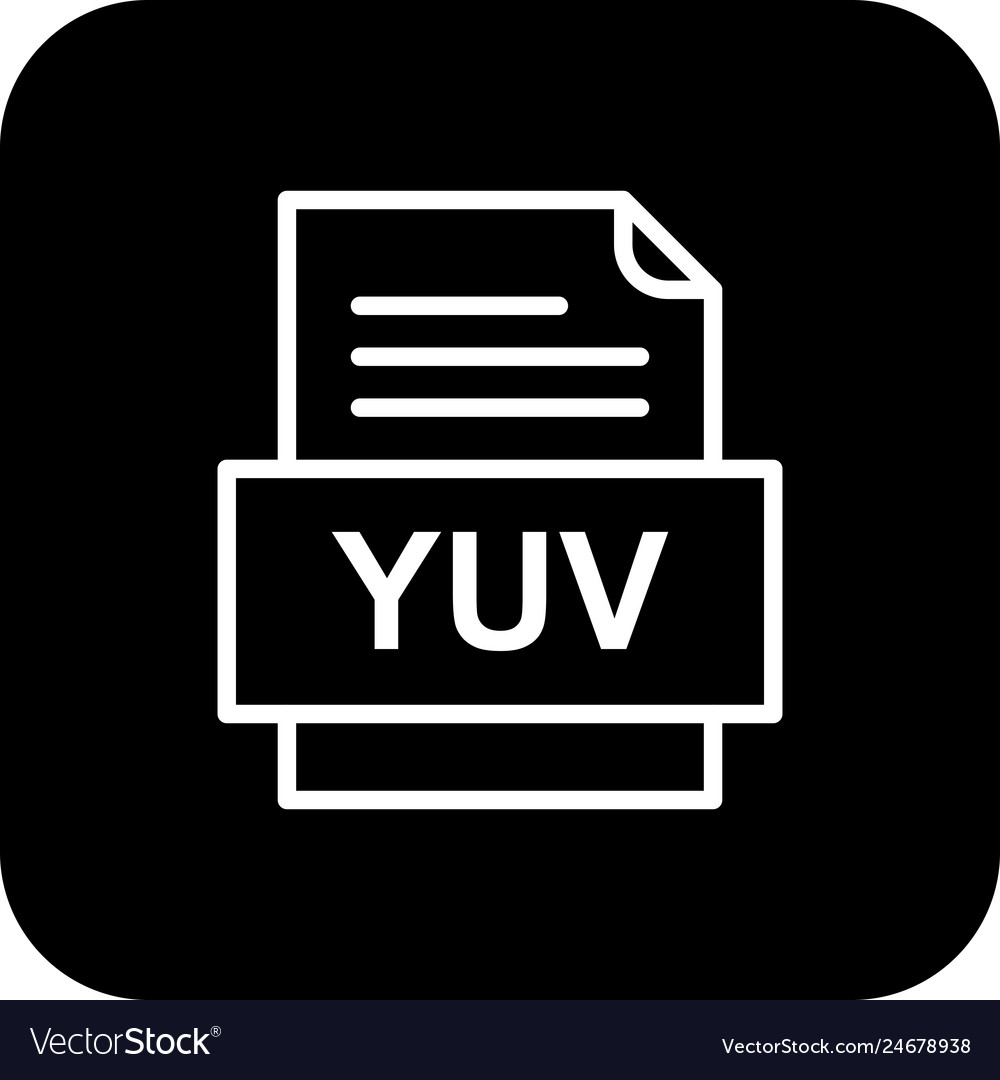 Yuv file document icon