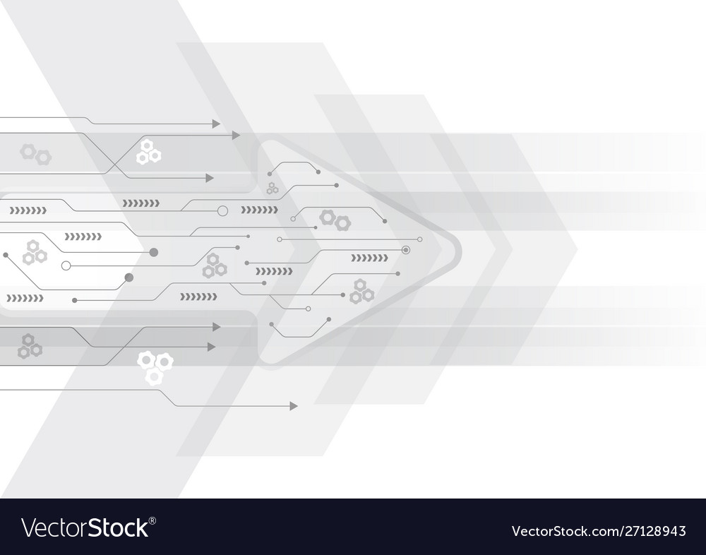 Arrow speed background and technology data load vector image Arrow speed background and technology data load