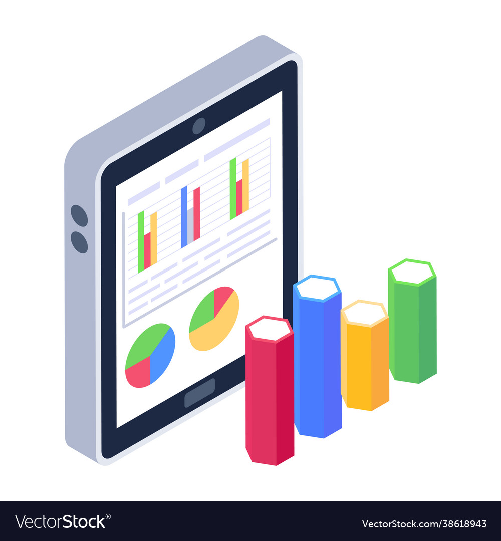 Data visualization Royalty Free Vector Image - VectorStock