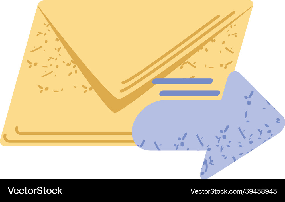 Fast mail message Royalty Free Vector Image - VectorStock