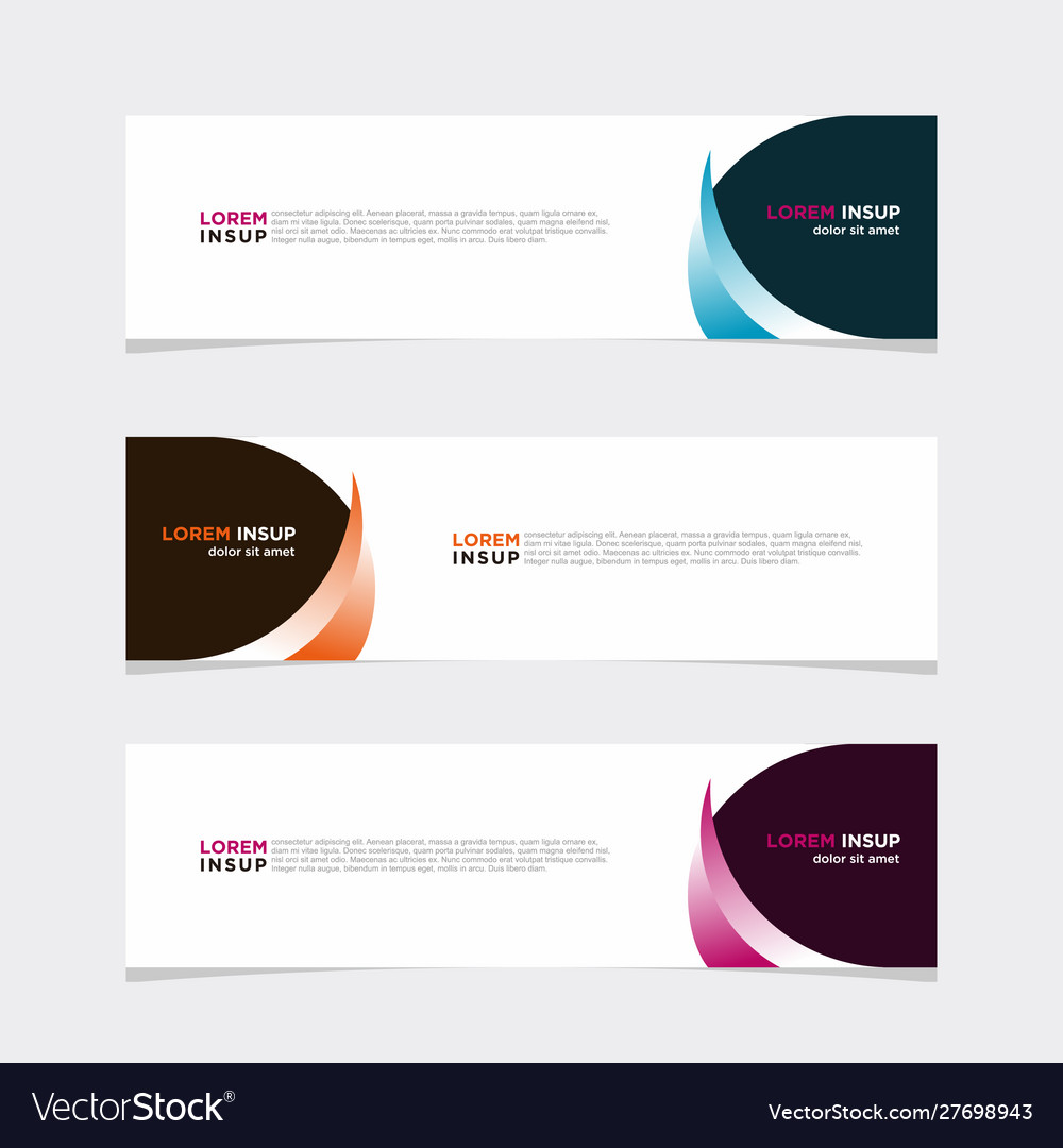 Modern banner web background abstract design