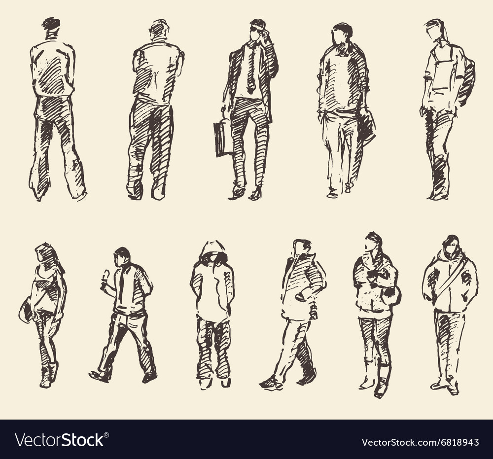 Sketches of dancing people | People Illustrations ~ Creative Market