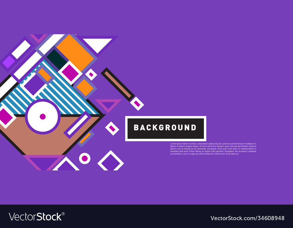 Abstract colorful rectangle background for banner