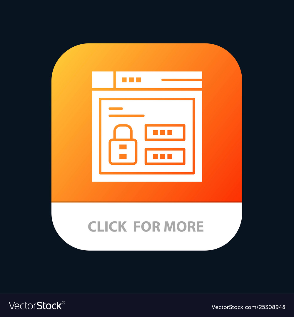 Browser Web Lock Code mobile App-Symbol Design vector image Browser Web Lock Code mobile App-Symbol Design
