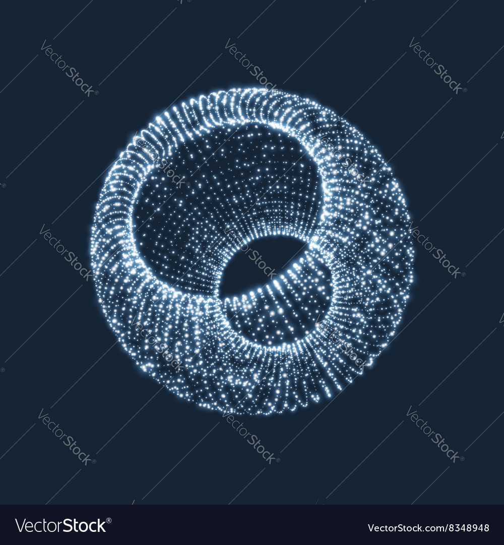 Glowing Particle Grid