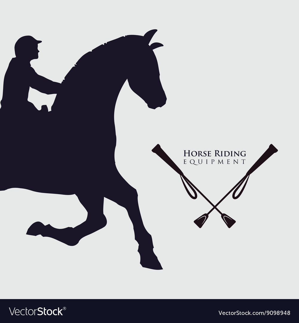 Horse ridding design equipment icon isolated