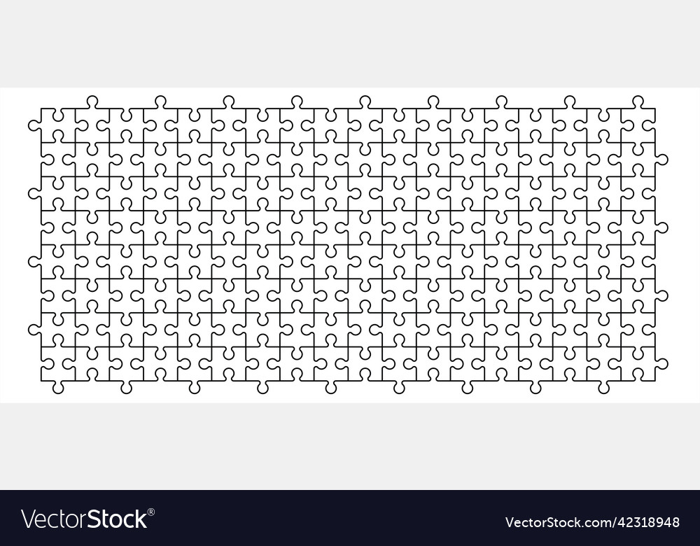Jigsaw Puzzle Connection Pattern