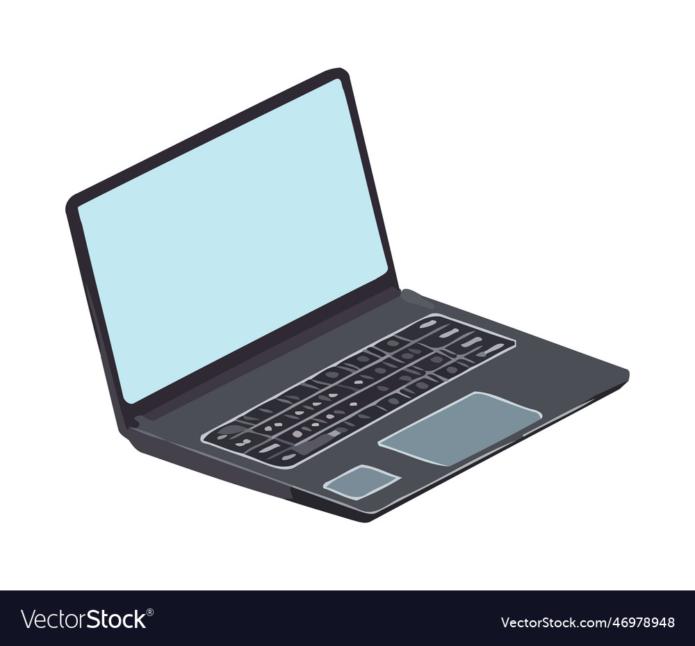 Laptop device technology communication Royalty Free Vector