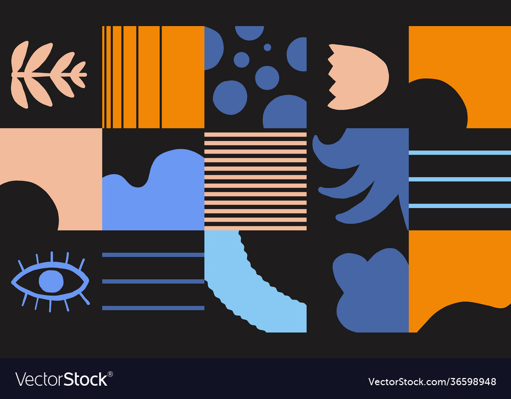 Naive art pattern design