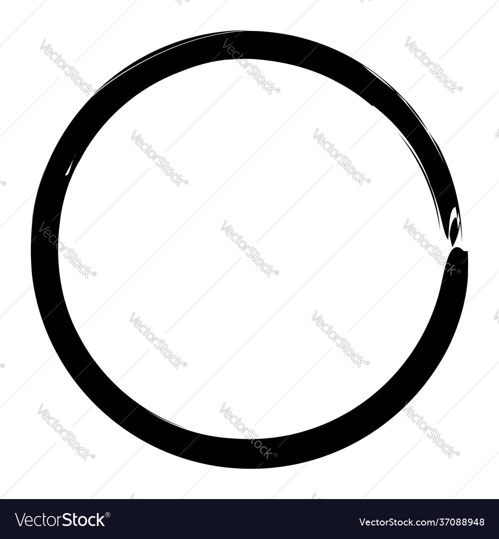 Sketchy scribble grungy circle textured design