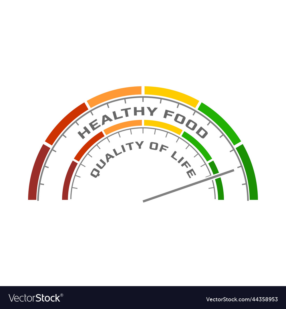 Abstraktes Messgerät Einfluss von gesund Vector Image Abstraktes Messgerät Einfluss von gesund
