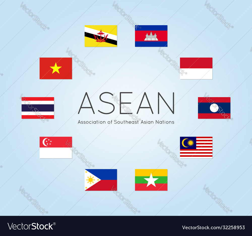 Premium Vector  Set of flags of different regions countries in flat style