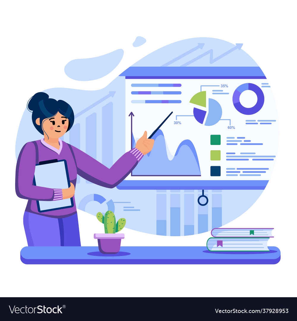 Big data analysis concept vector image Big data analysis concept