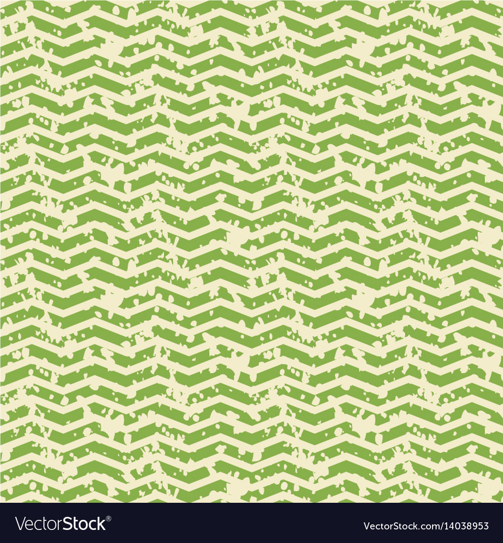 Greenery and white zigzag spotted seamless pattern