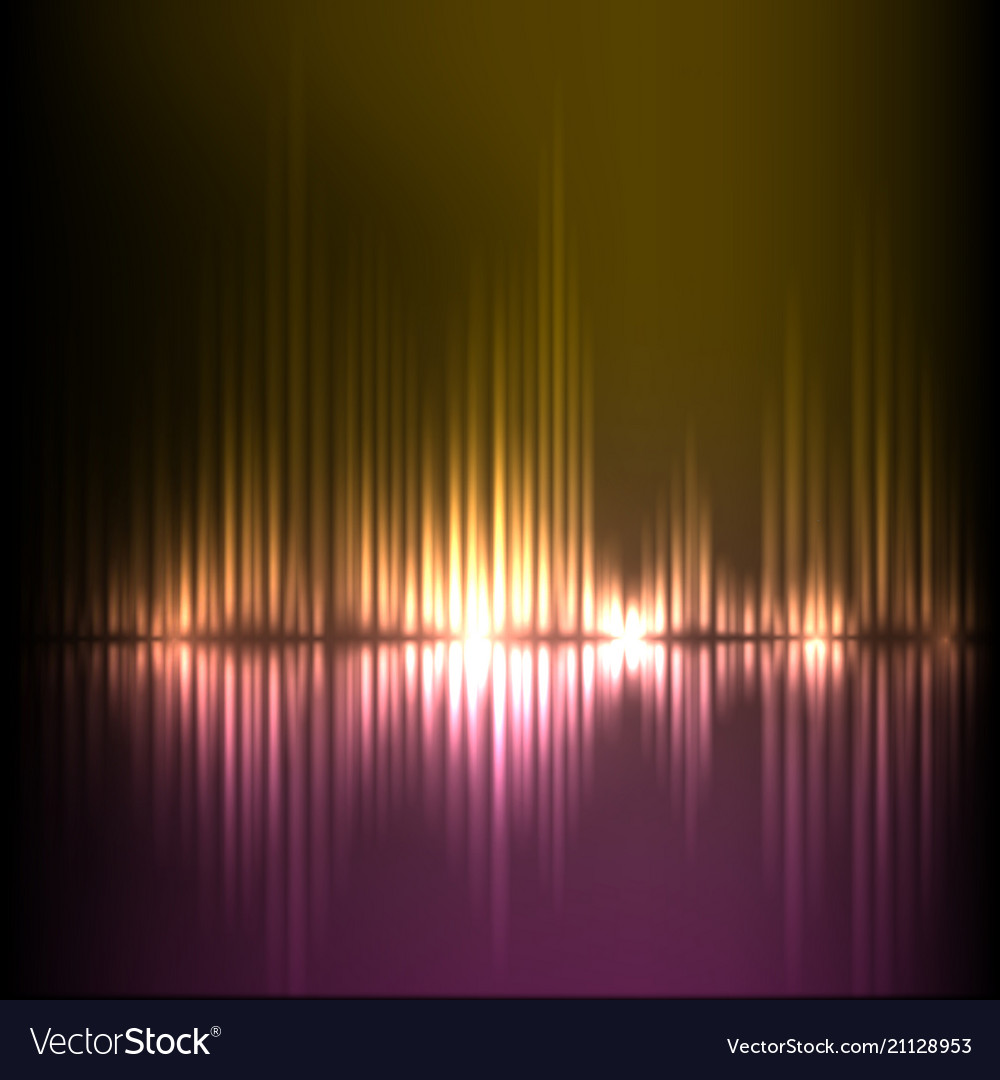 Purple-yellow wave abstract equalizer background