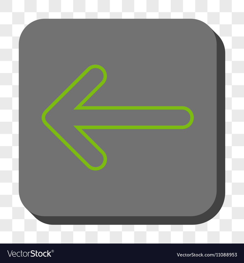 Rounded arrow left square button