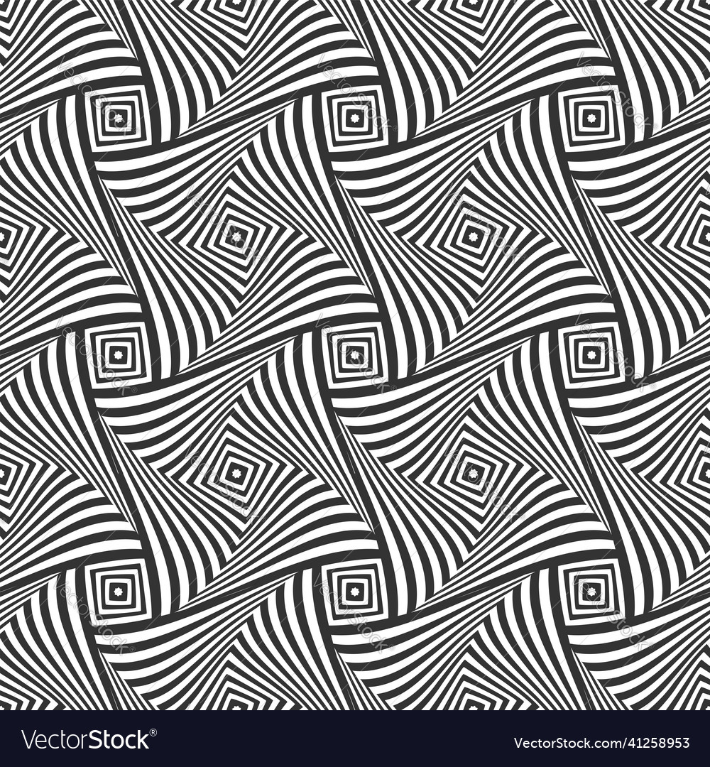 Seamless op art pattern