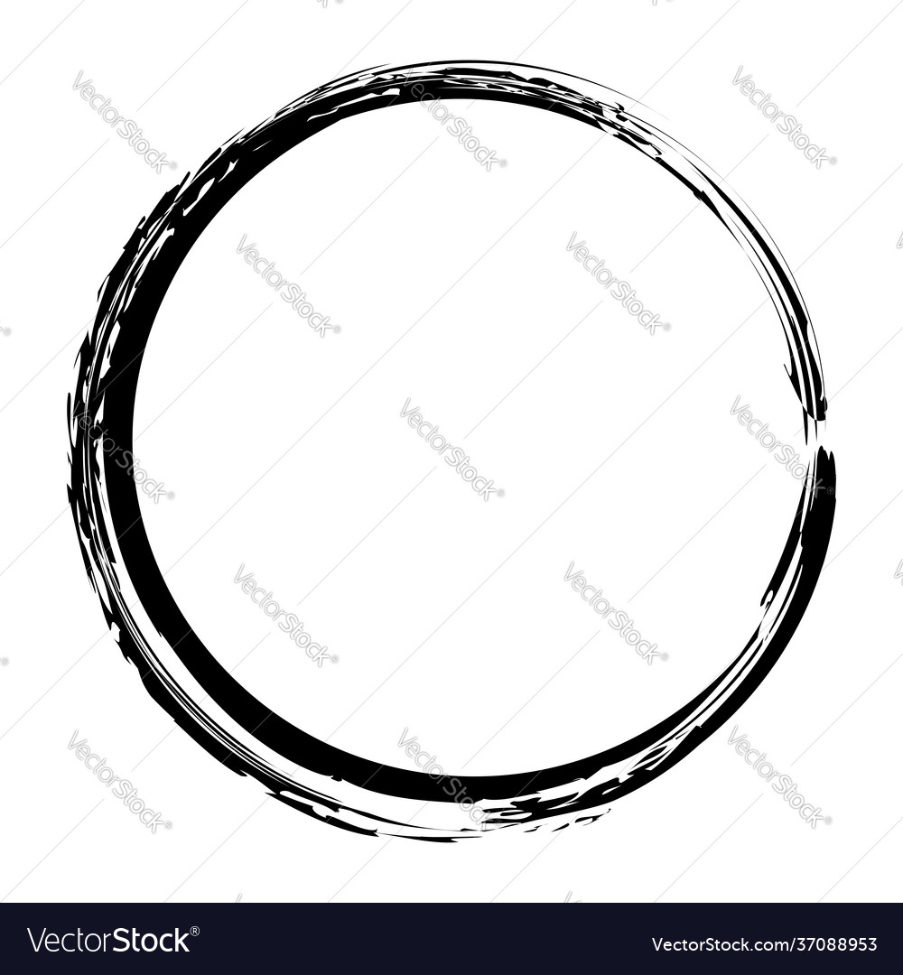 Sketchy scribble grungy circle textured design vector image Sketchy scribble grungy circle textured design