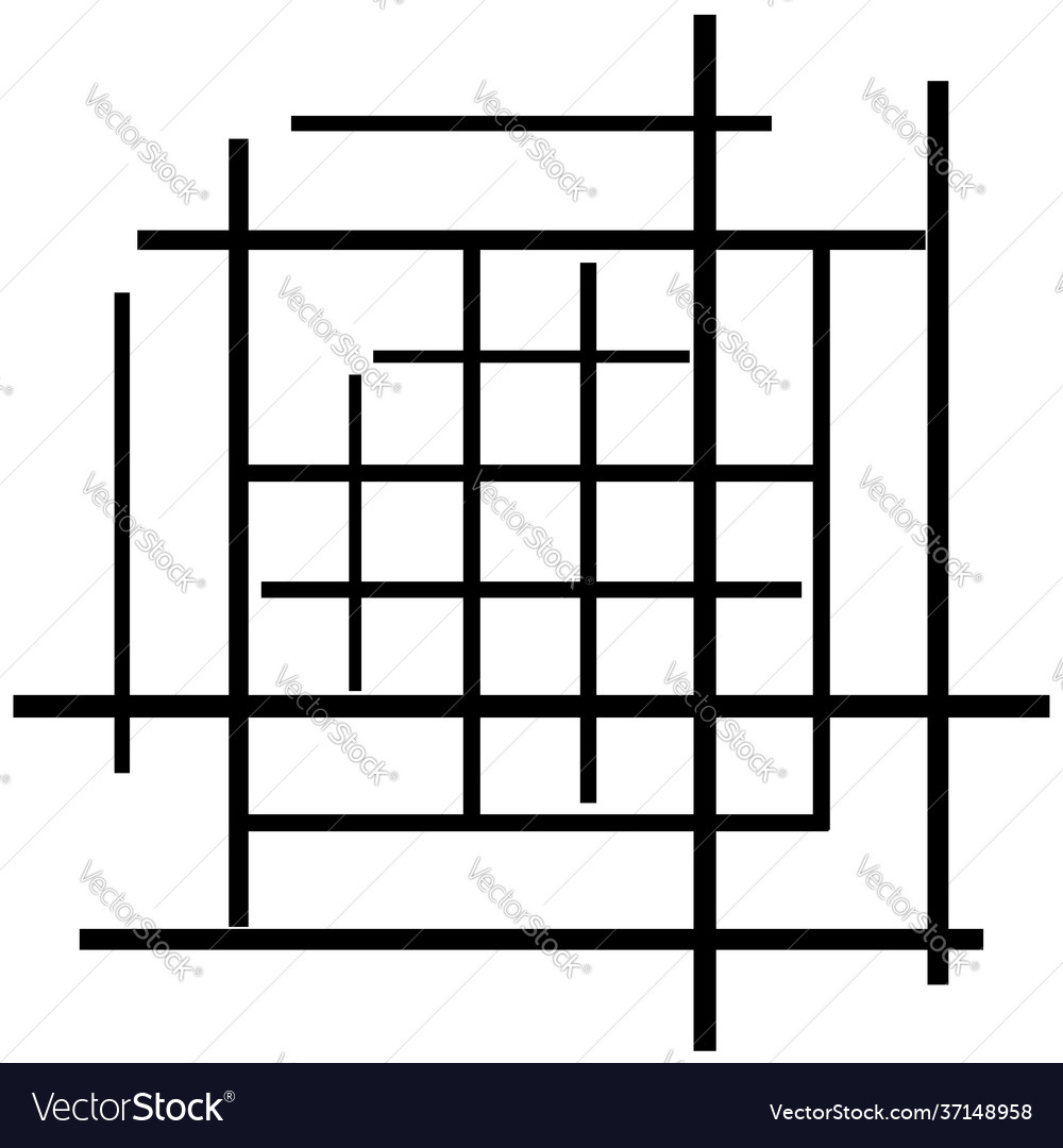 Abstract grid mesh lattice grating geometric vector image Abstract grid mesh lattice grating geometric