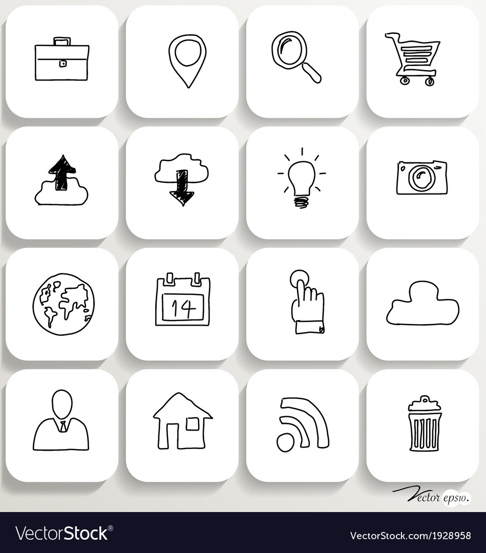 Application icons design set 1