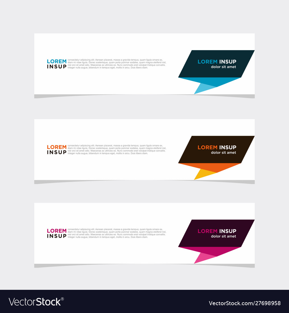 Modern banner web background abstract design
