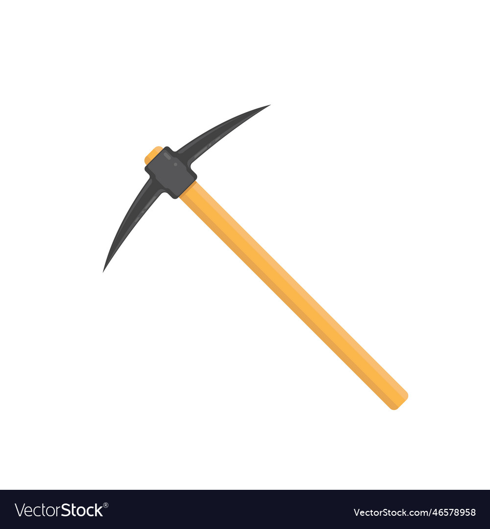Pickaxe icon element design template