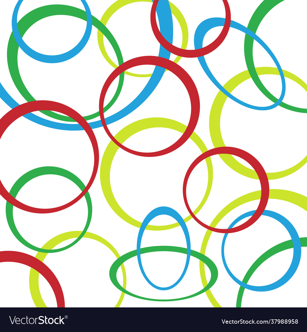 Retro pattern background with circles vector image Retro pattern background with circles