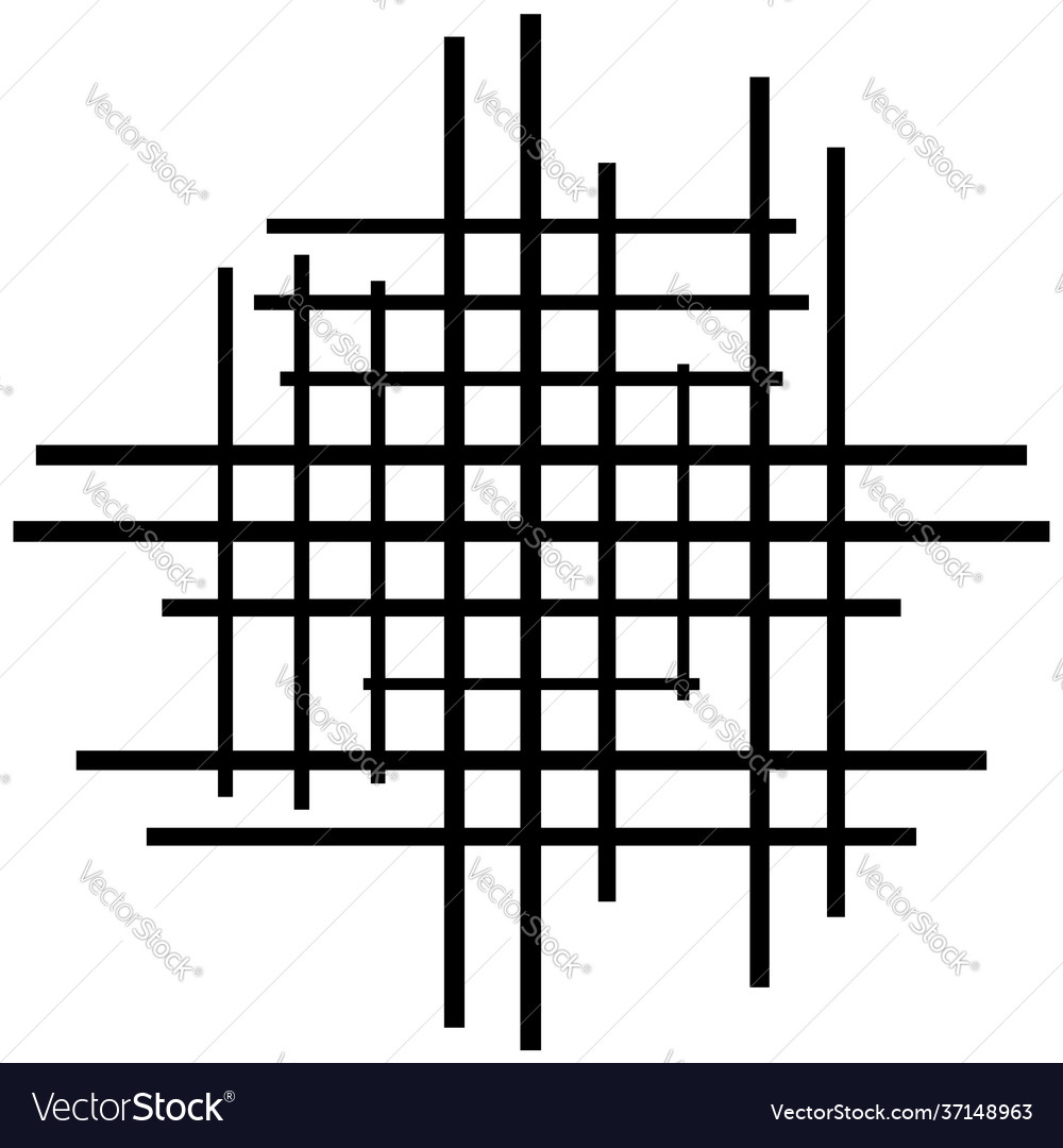 Abstract grid mesh lattice grating geometric