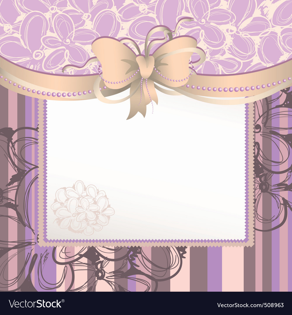 Background with bow