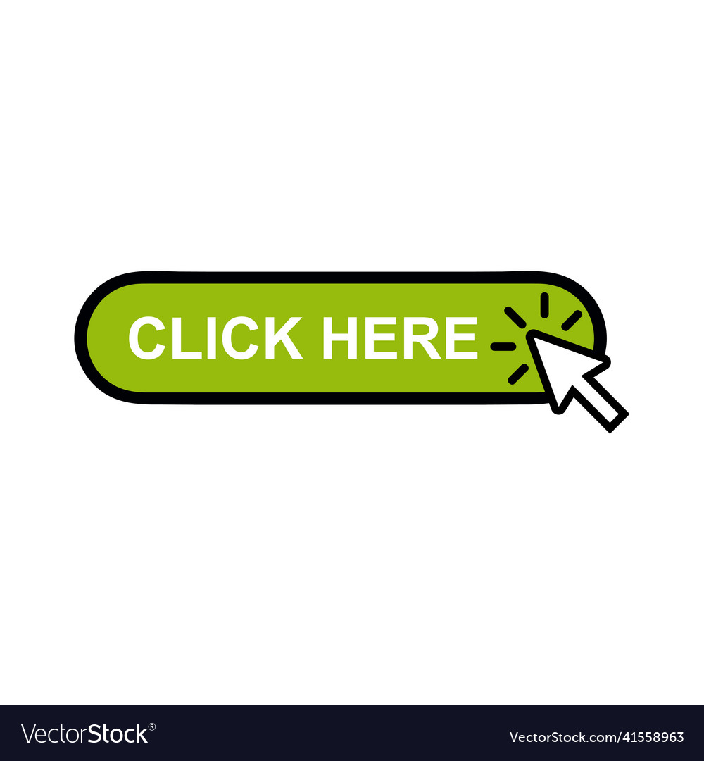 Click button with arrow pointer clicking signs vector image Click button with arrow pointer clicking signs