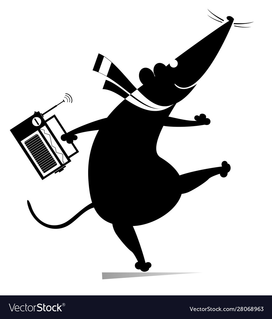 Dancing Mouse with Radio