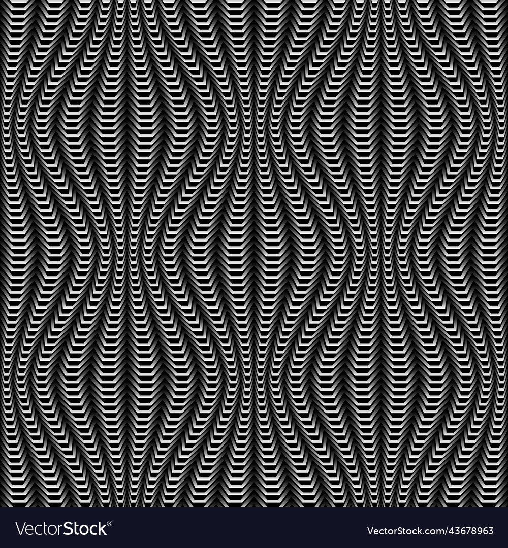 Embossed repeatable pattern of sinuous scaly