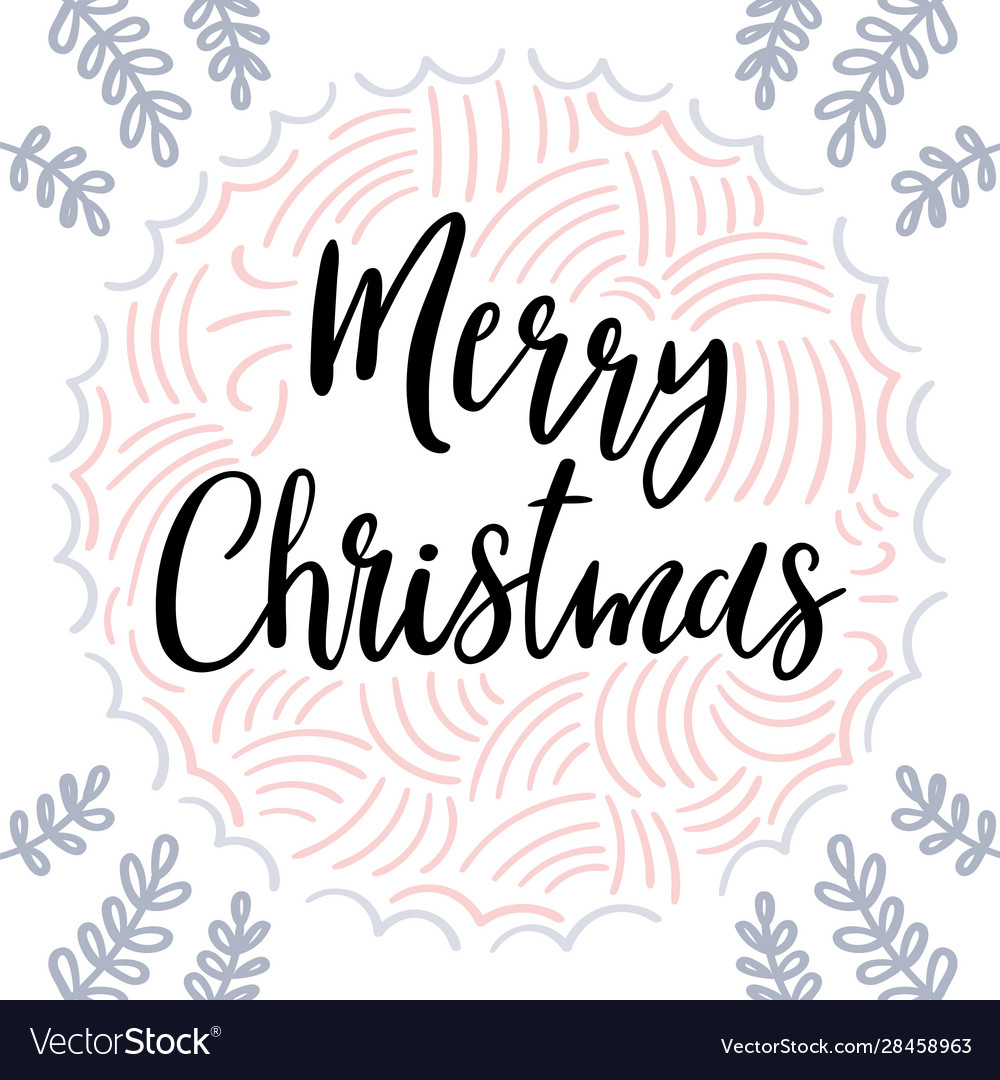 Merry christmas greeting card