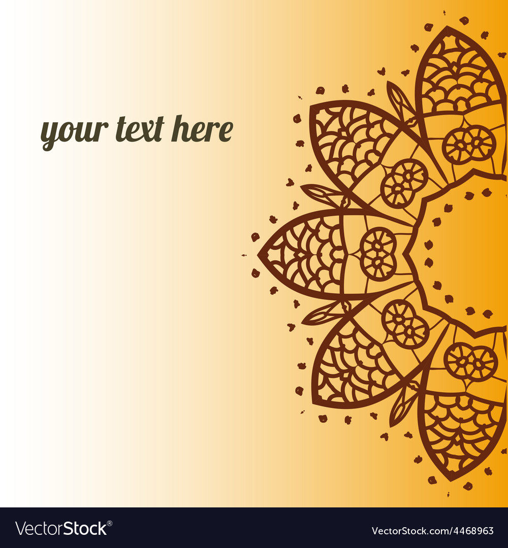 Ornate frame with sample text