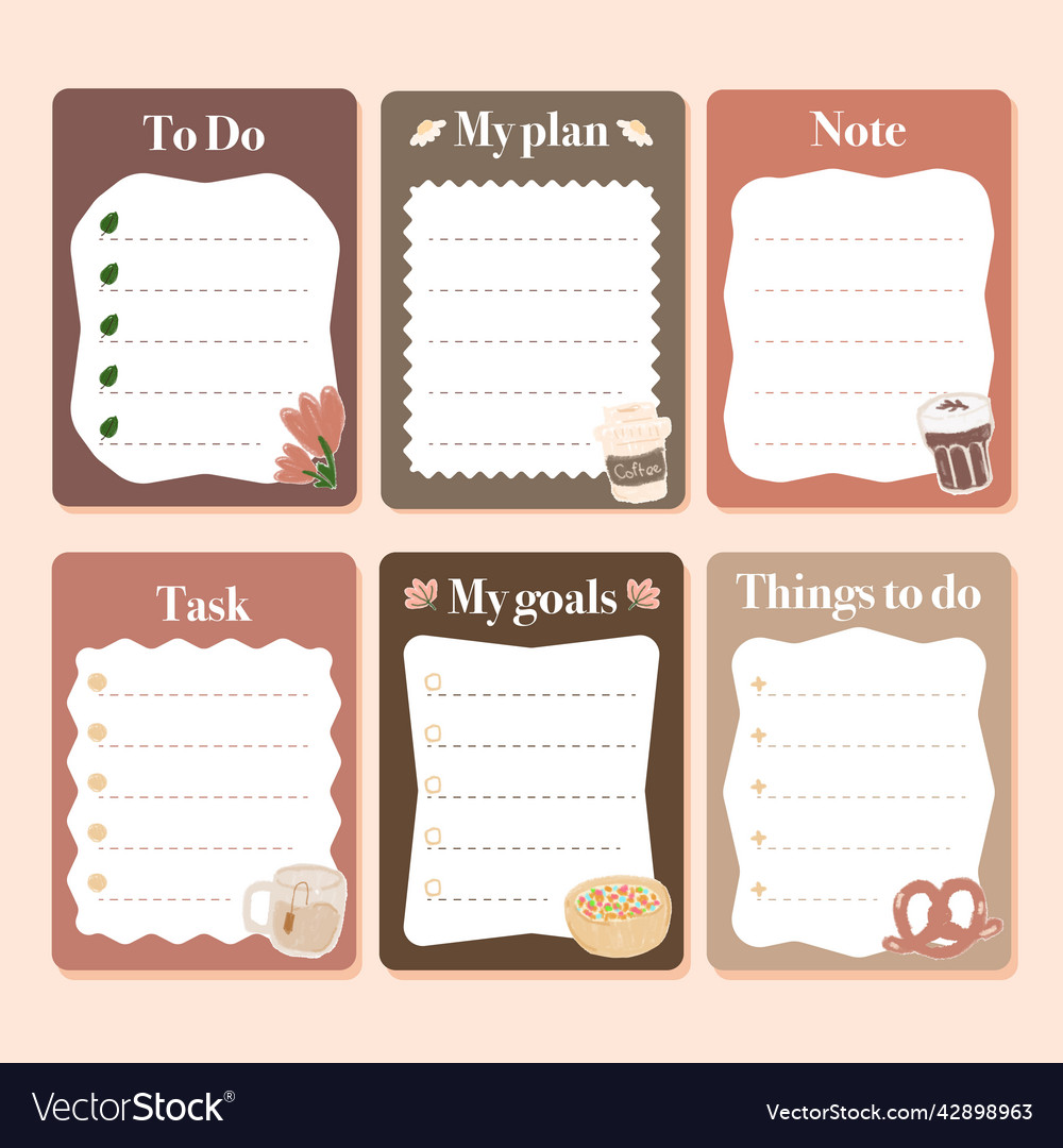 Paper-notes3 vector image Paper-notes3