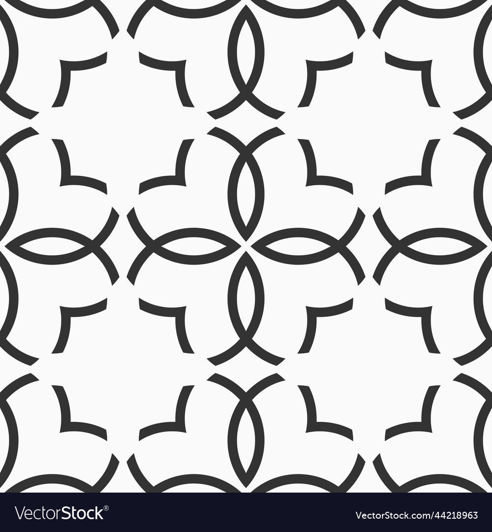 Seamless lattice pattern geometric lattice Vector Image