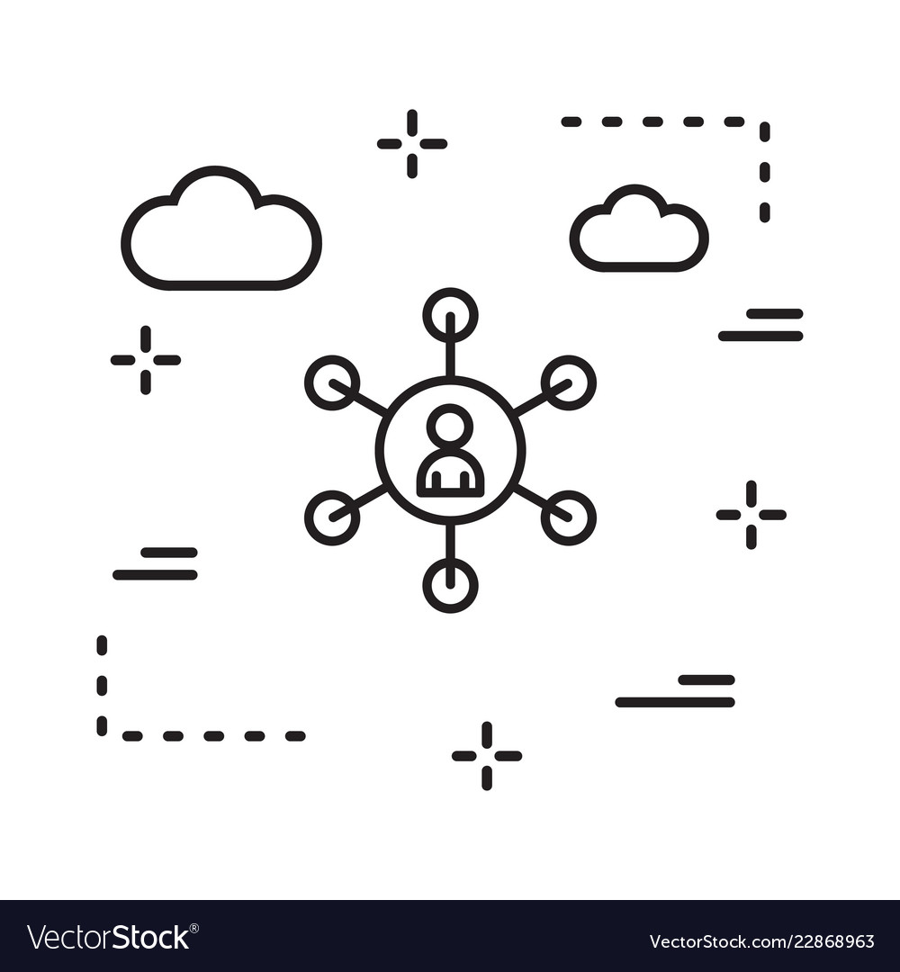 Seo user icon in creative design with elements
